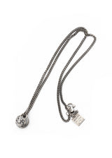 GOTI SILVER CHAIN WITH TWO ENIGMATIC CHARMS NECKLACE