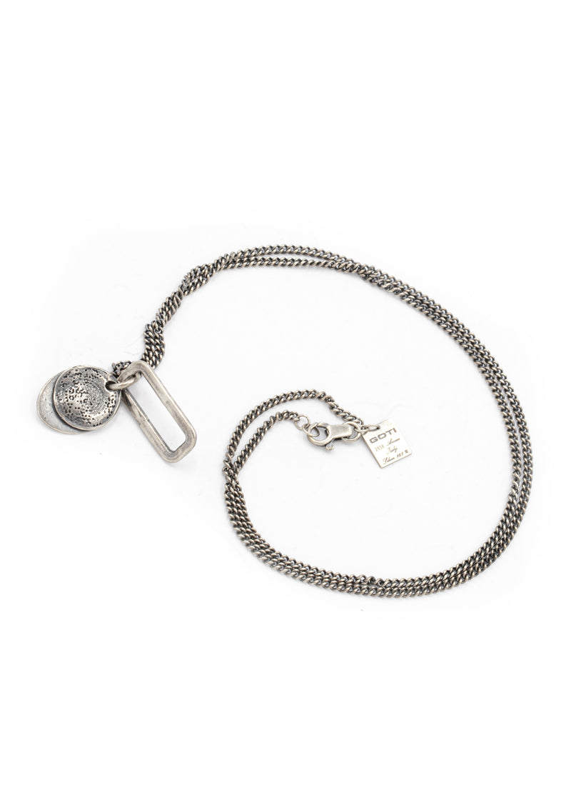 GOTI SILVER ACCENTED NECKLACE