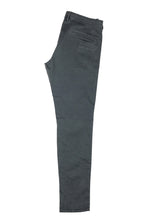 Side view of ARI PA13 Green/Black Trousers. Made in Italy