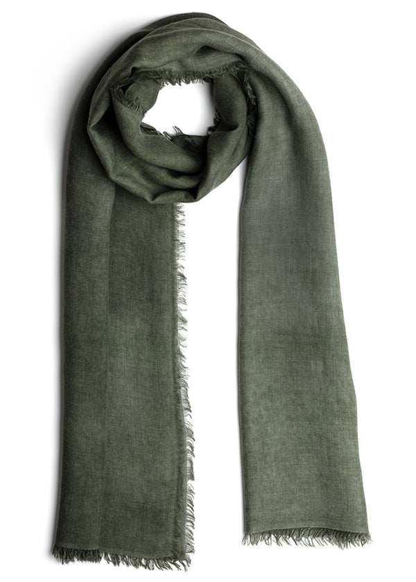 ARI Military Cashmere Modal Scarf Style P8-34 handmade in Italy Vegetable Dye