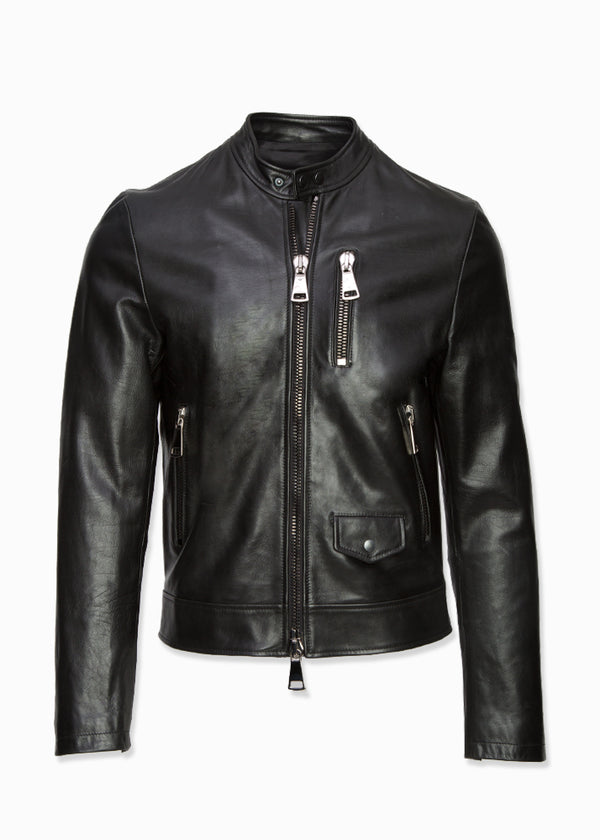 Biker Leather Jacket-Ari Soho
